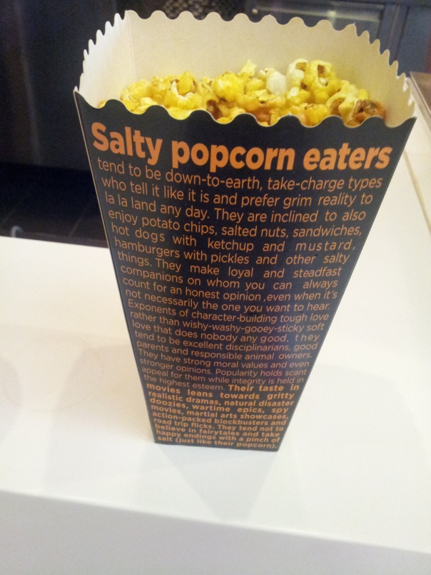 sweet salty popcorn